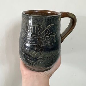 Baba Yaga Hut Coffee Mug Studio Pottery